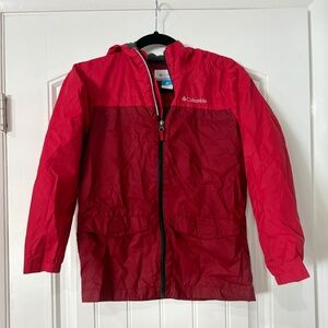 Columbia youth rain jacket medium